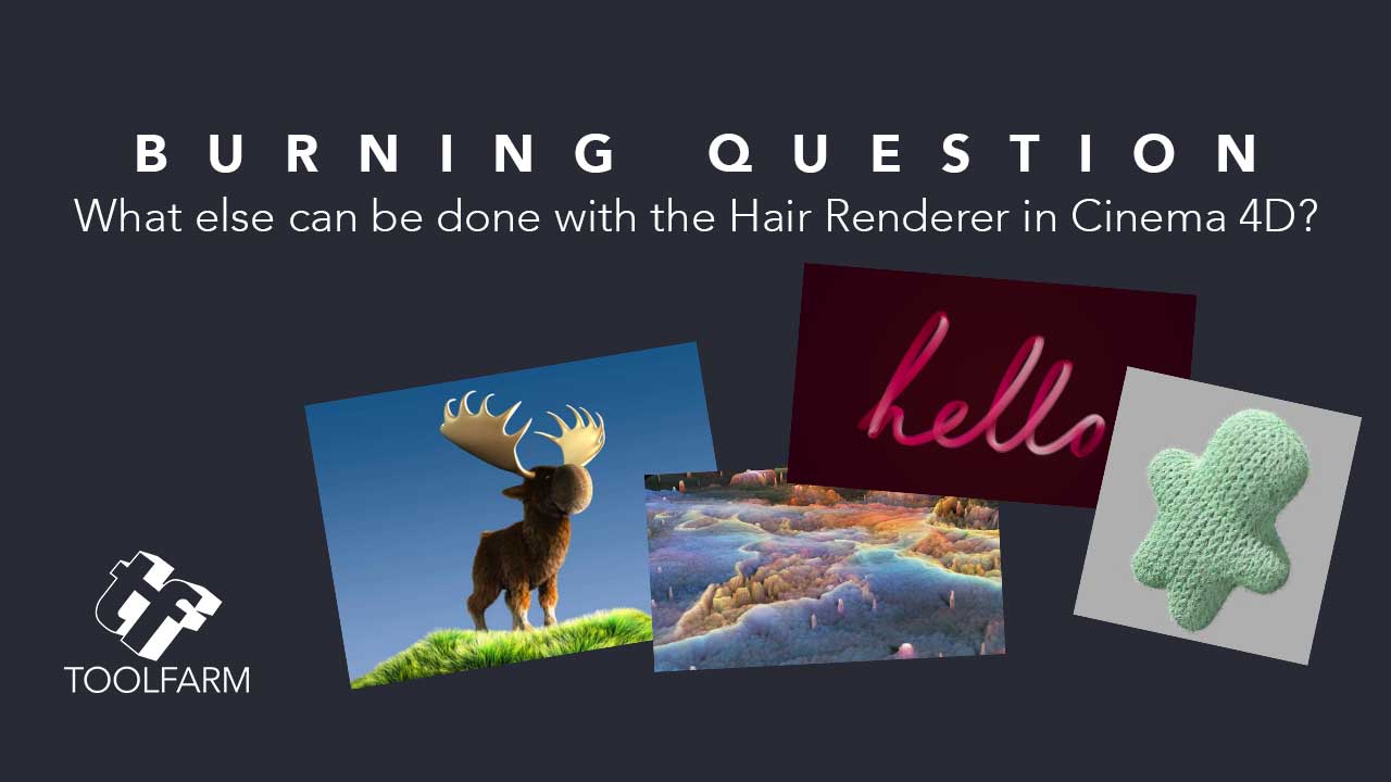 cinema 4d hair renderer