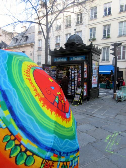 Kiosques et ombrelles... 