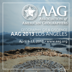 AAG Annual Meeting