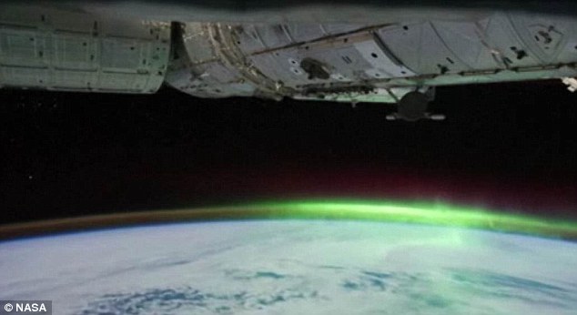 Aurora from space