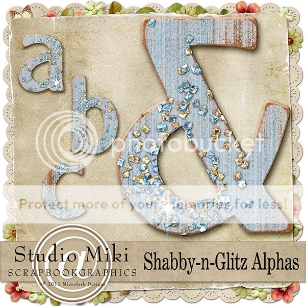 Shabby-n-Glitz Alphas