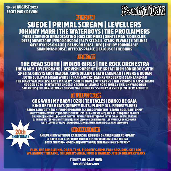 BEAUTIFUL DAYS LINE-UP