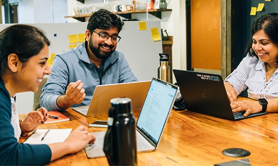 Broad MBA students enjoy and experience hands-on learning in a partnership with Handsome digital experience agency, thanks do the generous donation from an alumnus.