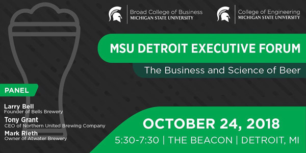 MSU Detroit Executive Forum invitation