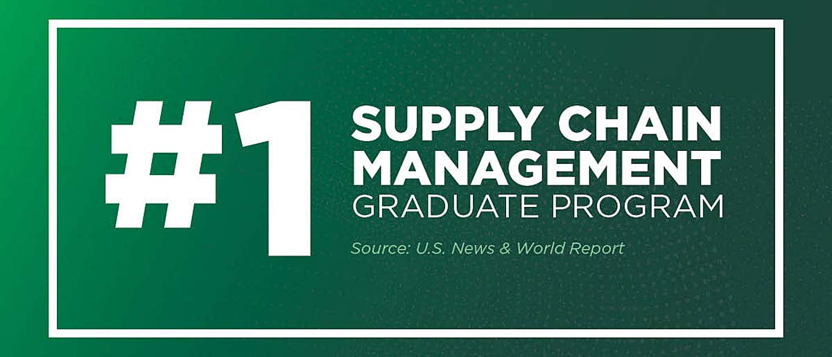 Number 1 Supply Chain Management graduate program Source: U.S. News & World Report
