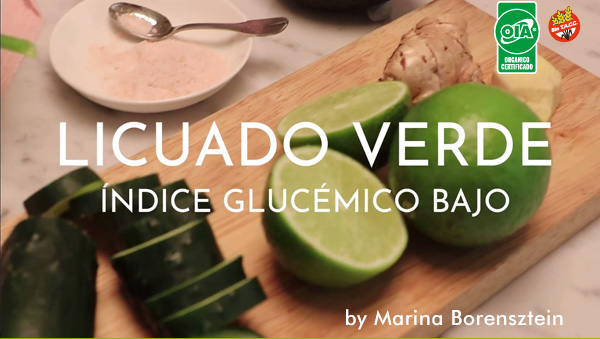 Licuado Verde índice glucémico bajo