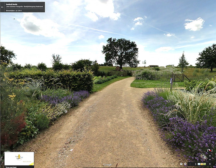 virtueel rondwandelen over de kwekerij via Google maps