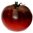 Een zeer zoete zwarte tomaat is 'Black Krim'