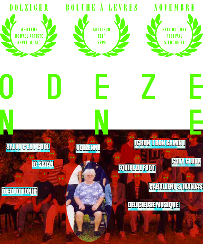 Logo et Photo du groupe Odezenne