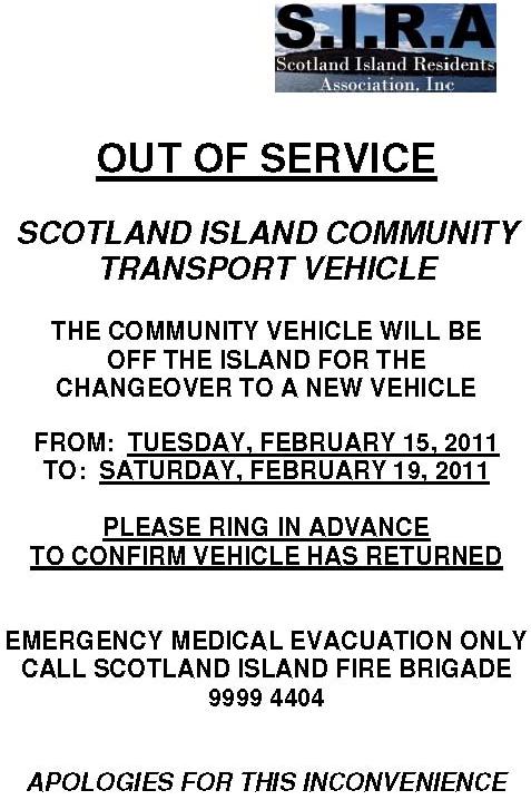 Service Notice