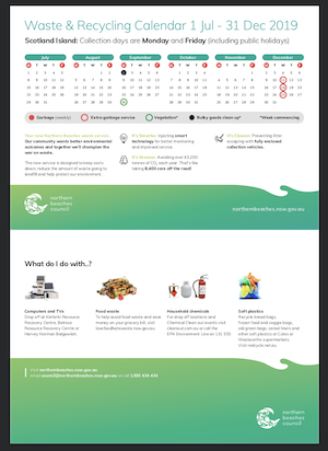 SI Waste calendar