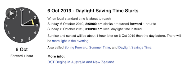 Daylight Saving