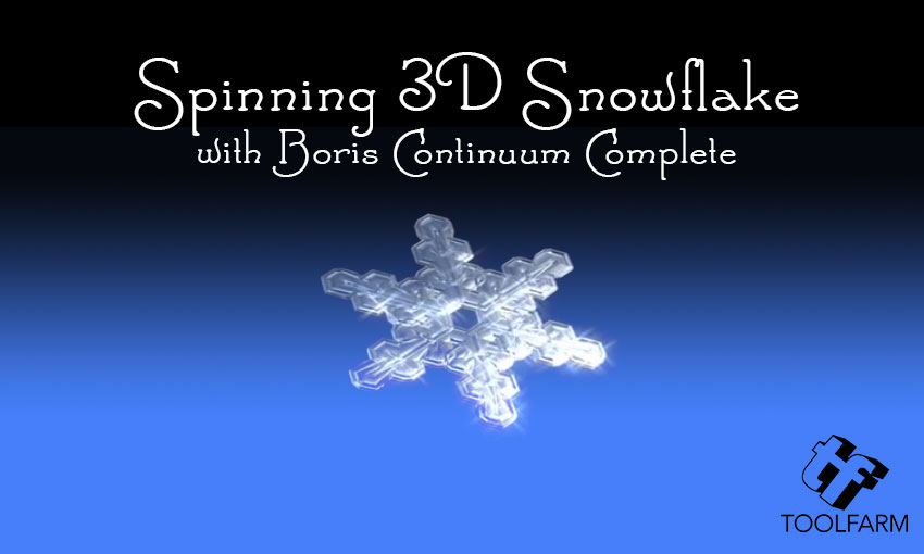 spinning 3d snowflake after effects