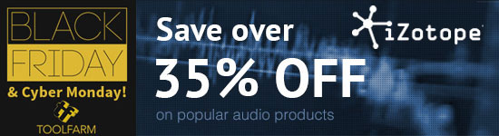 izotope sale black friday cyber monday