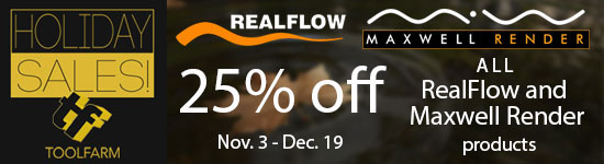 next limit realflow maxwell render sale black friday cyber monday
