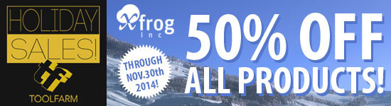 xfrog sale black friday cyber monday