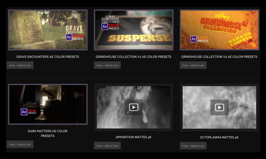 free motion backgrounds mattes