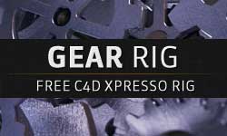 c4d xpresso gear rig