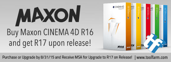maxon cinema 4d r17 offer