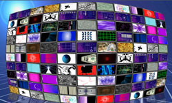 video blast wall template after effects