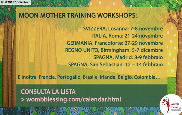 Miranda Gray's Worshops - Consulta la lista: http://www.wombblessing.com/calendar.html